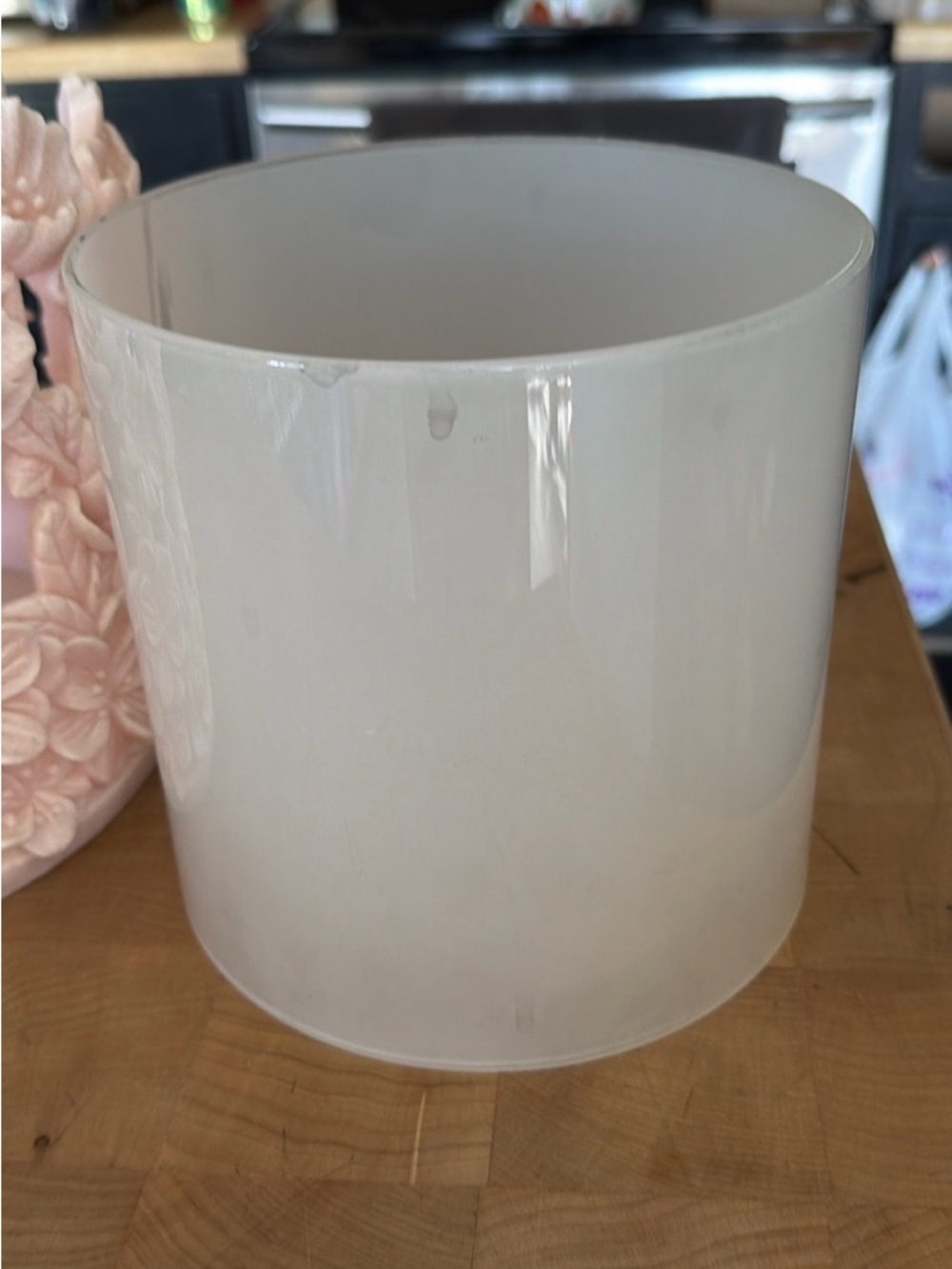 Homeworx Pink Floral Cutout Candle Holder - Decorative Accent - Picture 3 of 4